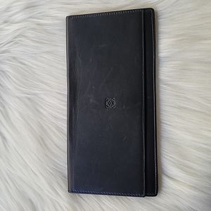 🖤LOEWE Anagram Black Leather Long Bifold Wallet